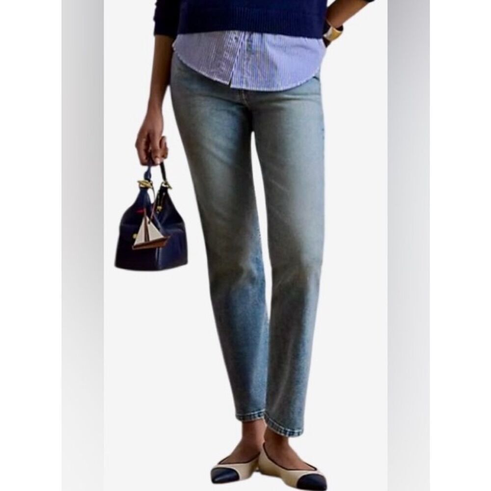 Lauren Ralph Lauren/Lauren Jeans Co Straight Leg Jeans in Blue Wash Women’s 14